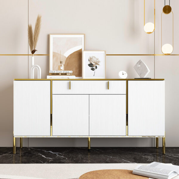 63" Modern Sideboard Buffet Cabinet