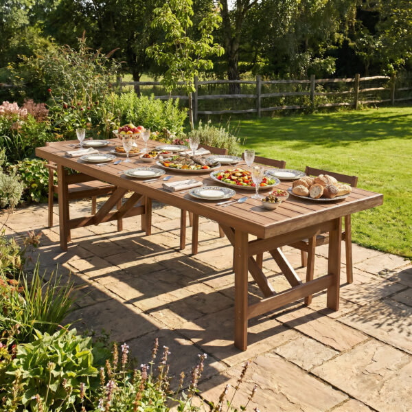 94.5" 9PC Outdoor Patio Dining Set